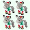 Donkey Plush 4PCS